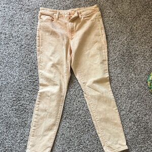 Universal Thread Yellow Skinny Jeans for Women